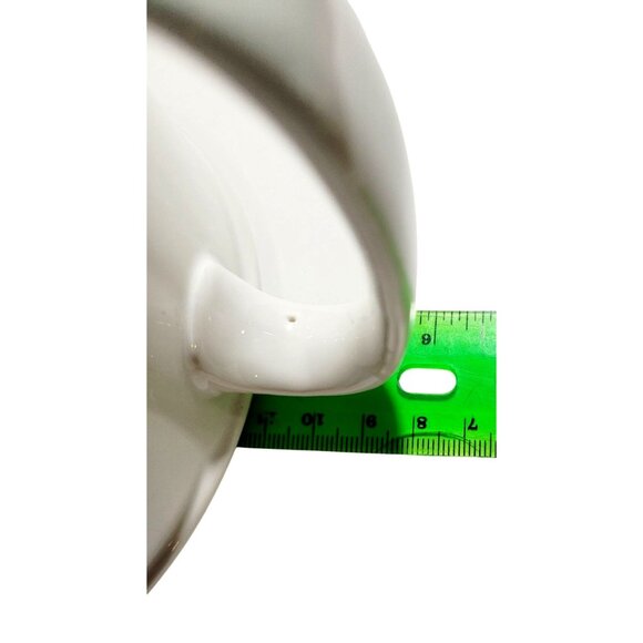 Vintage Minimalist White Teapot Copco Sam Lebowitz Ceramic Design 1983 Korea - Picture 15 of 15